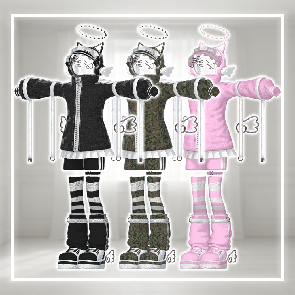 【10アバター対応コーデ】Re:天使界隈コーデ