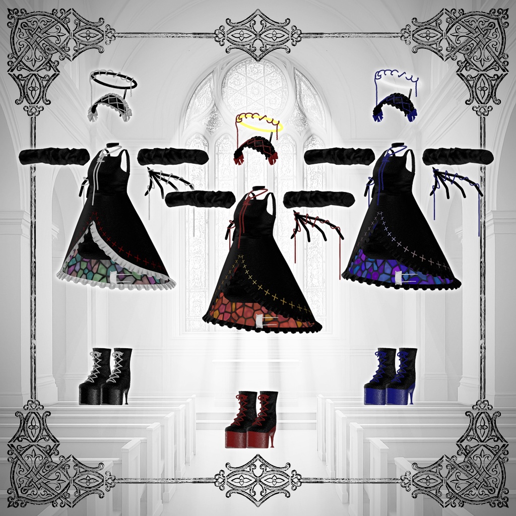 【26+8アバター対応コーデ】レプリカエンジェル