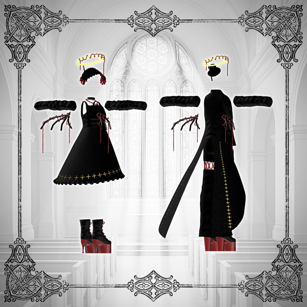 【26+8アバター対応コーデ】レプリカエンジェル