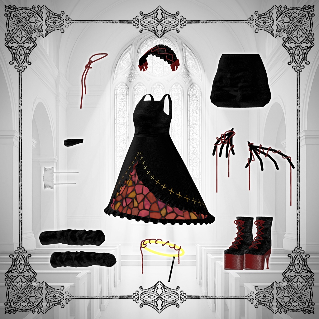 【26+8アバター対応コーデ】レプリカエンジェル