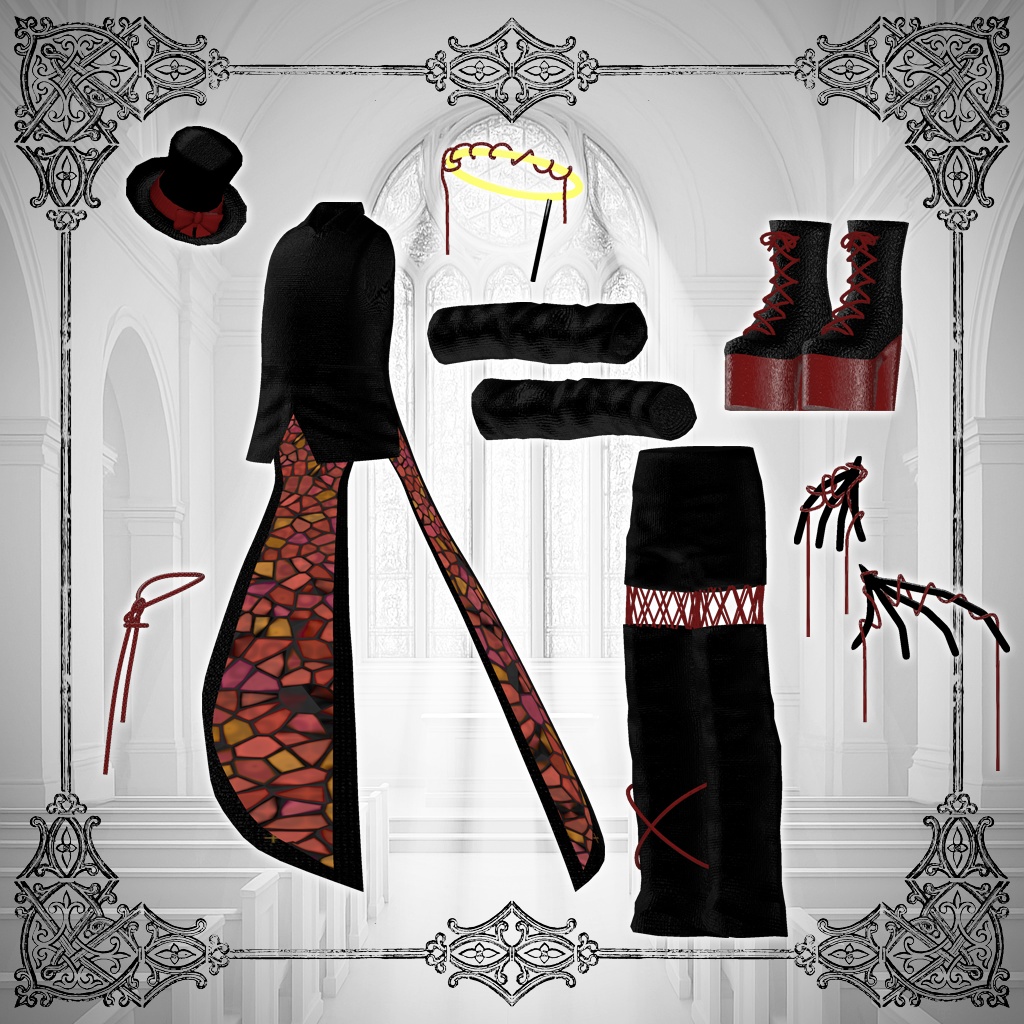 【26+8アバター対応コーデ】レプリカエンジェル