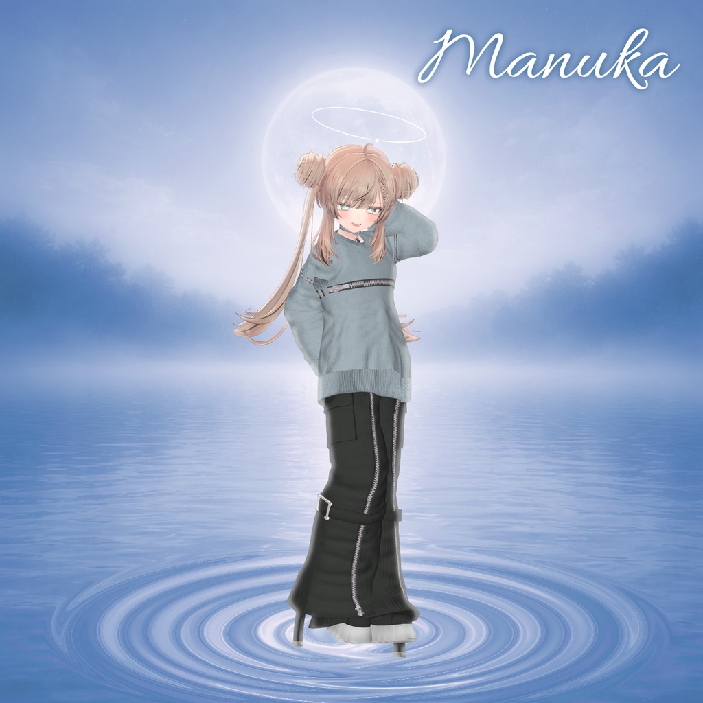 【40アバター対応コーデ】月釣り