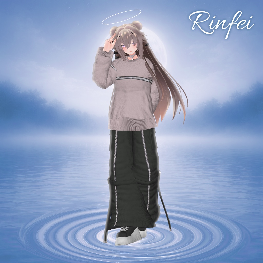 【40アバター対応コーデ】月釣り