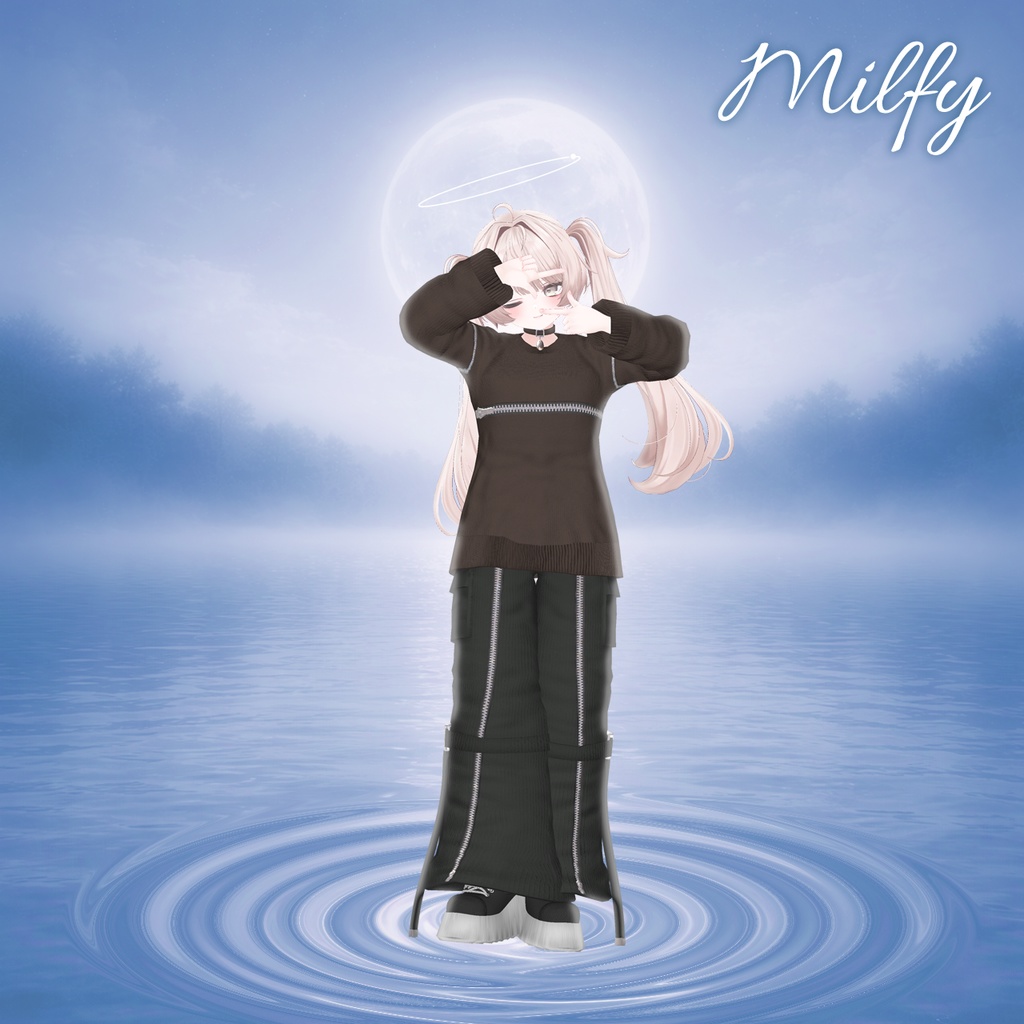 【40アバター対応コーデ】月釣り