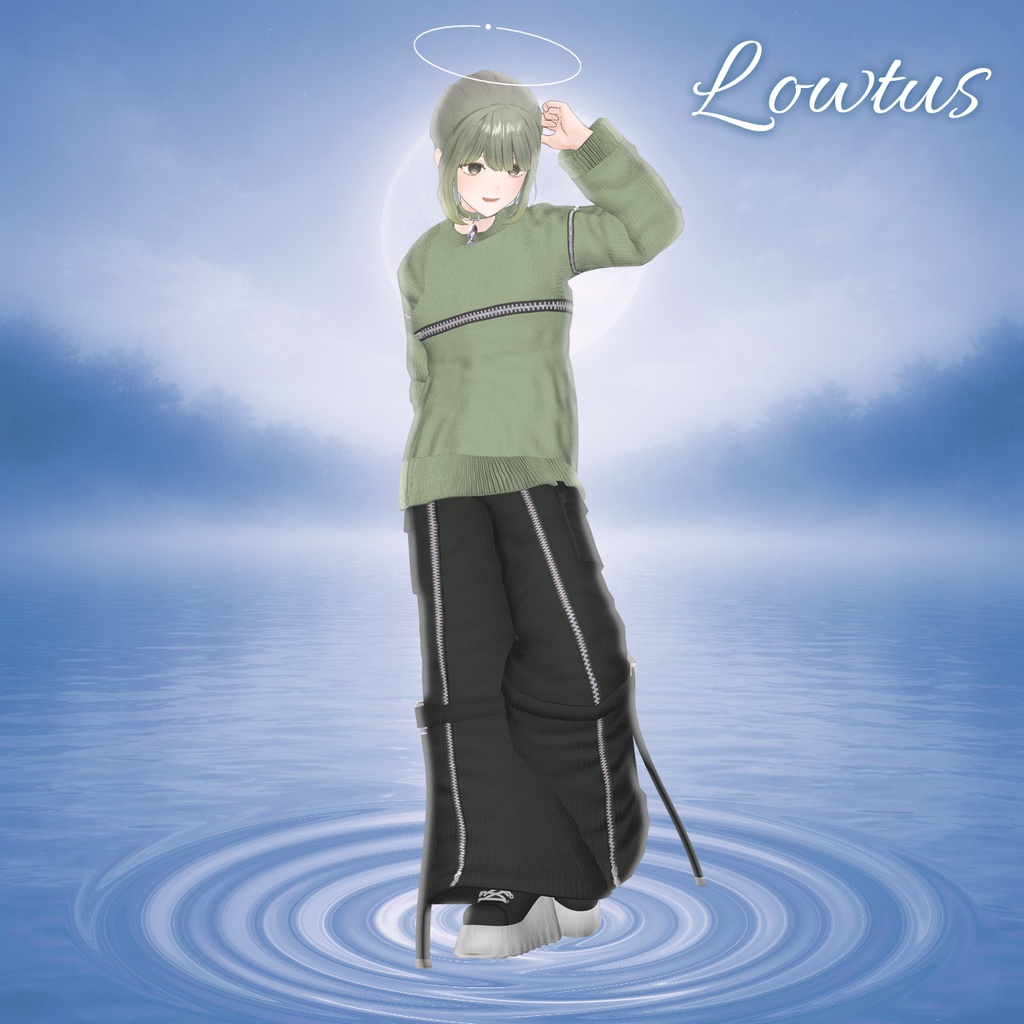 【40アバター対応コーデ】月釣り