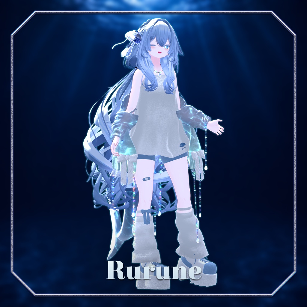 【43アバター対応】クリスタルアクアリウム