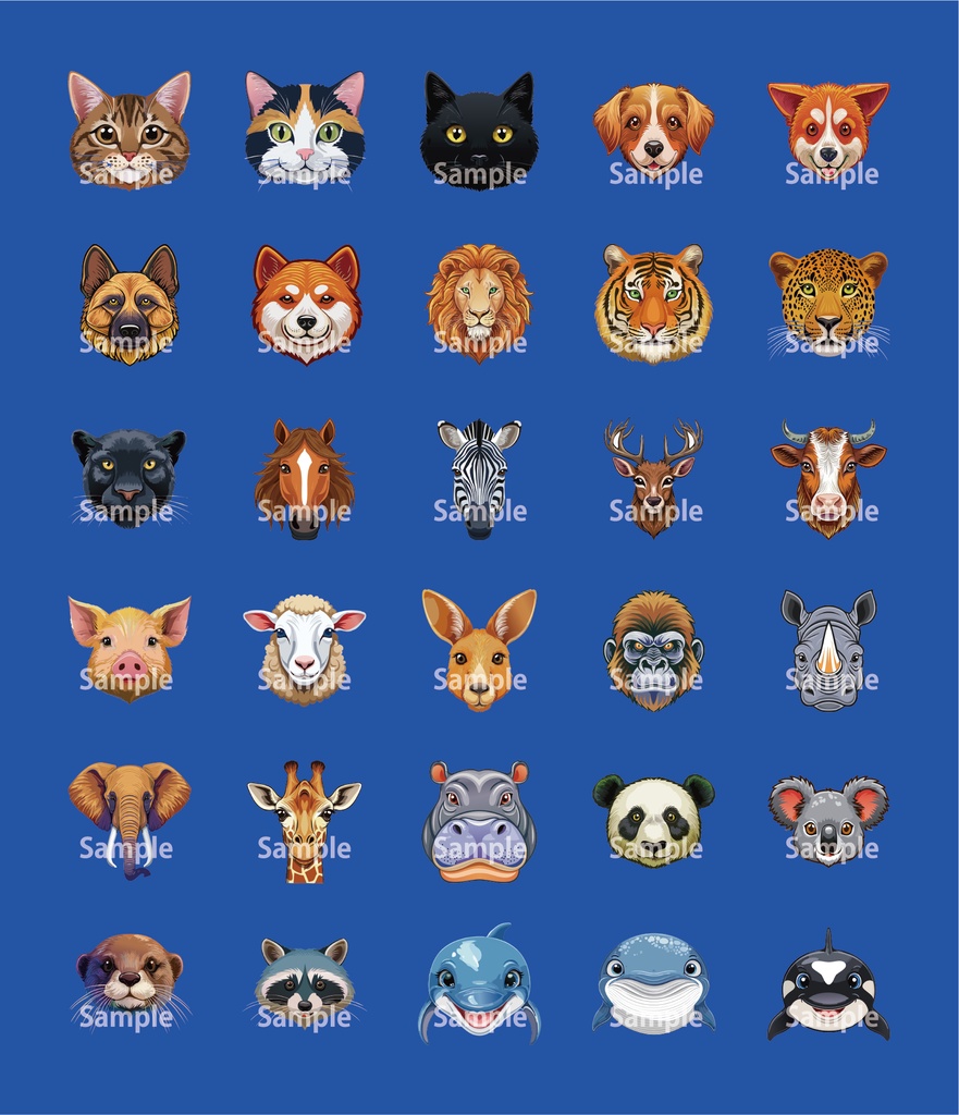 動物アイコン30種類