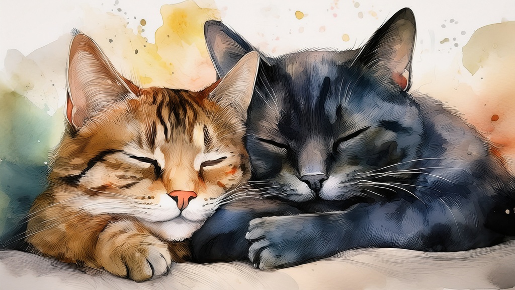 キジトラ猫12種類 + 黒猫イラスト12種類 + 壁紙1種類