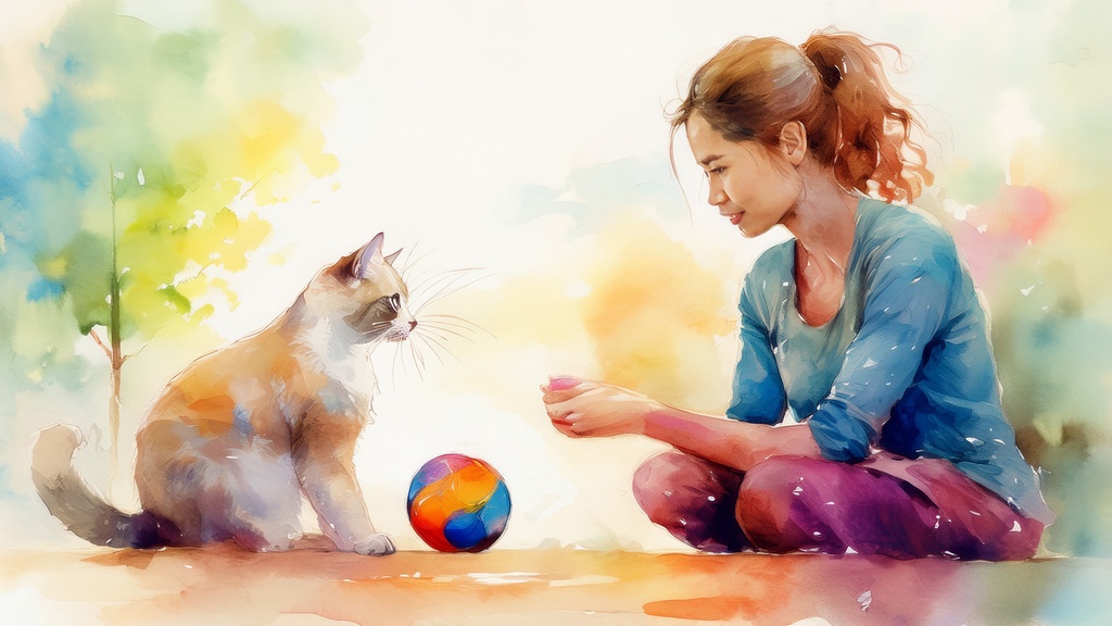 「癒やしのアート」を日常に。水彩タッチの猫イラストデータ