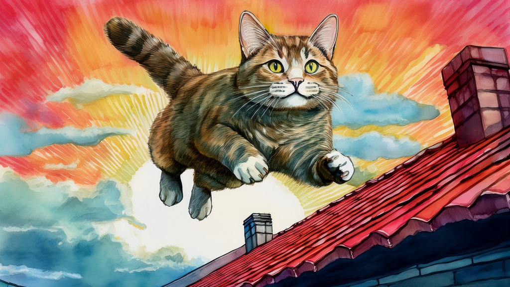 「癒やしのアート」を日常に。水彩タッチの猫イラストデータ