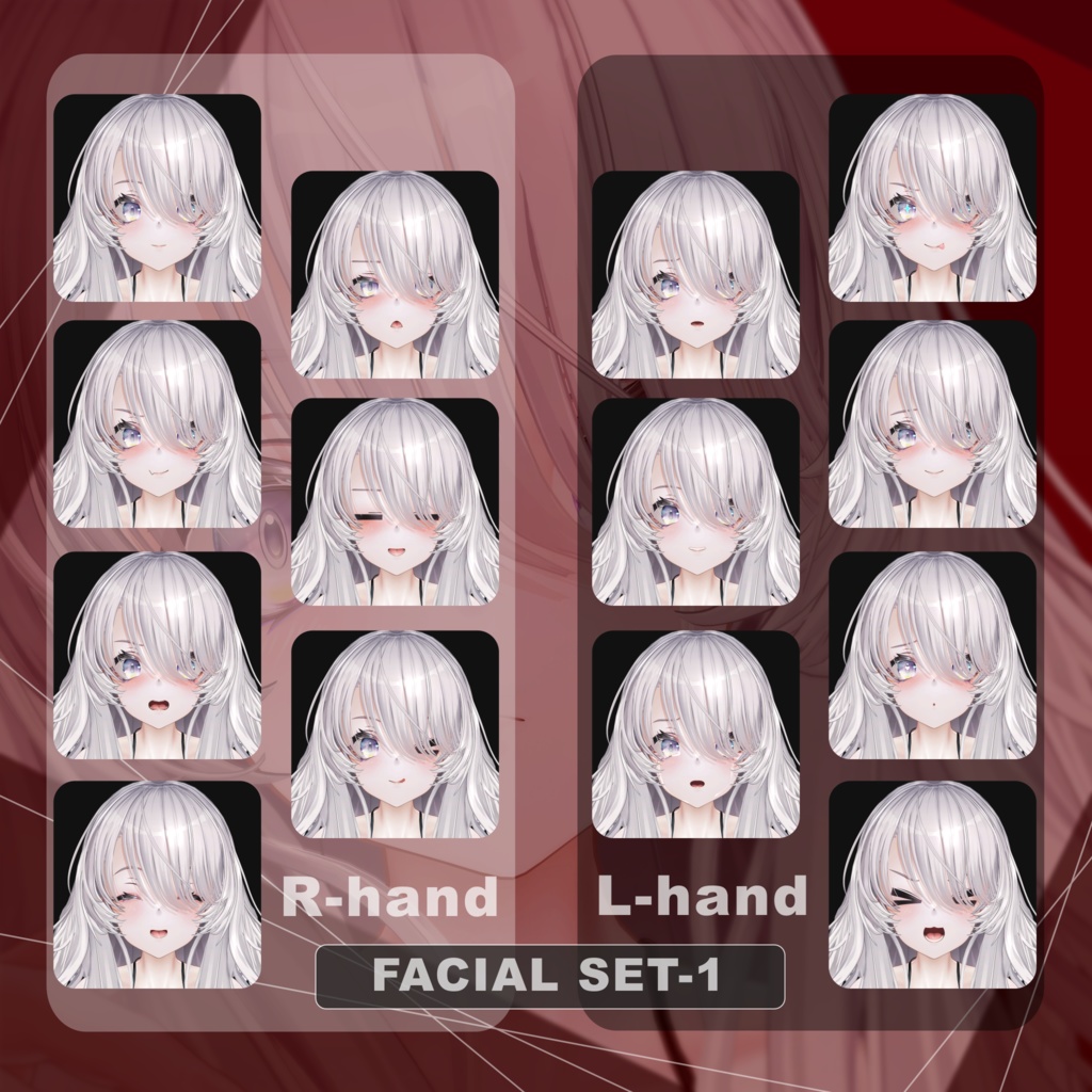 【VRChat想定 オリジナル3Dモデル『ナナセ・ノワール -Nanase Noir-』Gen2.2