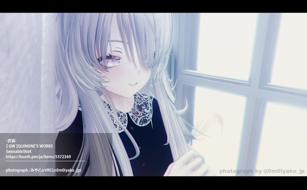 【VRChat想定 オリジナル3Dモデル『ナナセ・ノワール -Nanase Noir-』Gen2.2