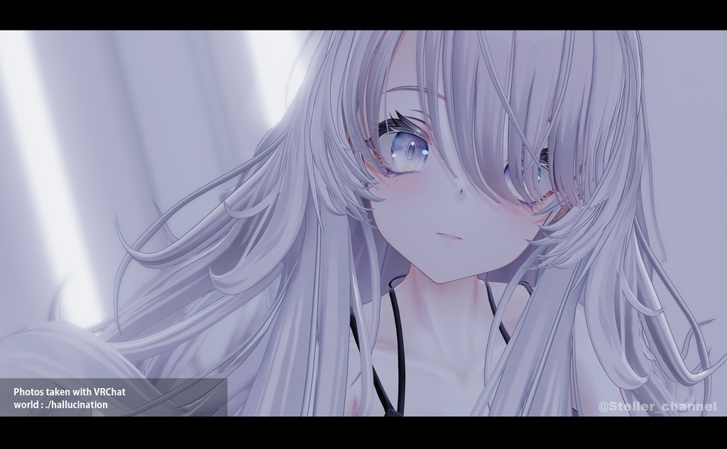 【VRChat想定 オリジナル3Dモデル『ナナセ・ノワール -Nanase Noir-』Gen2.2