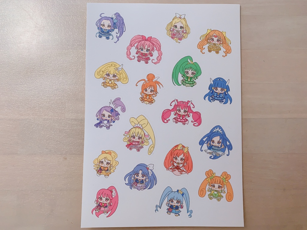 ハーフカットシール/11-14