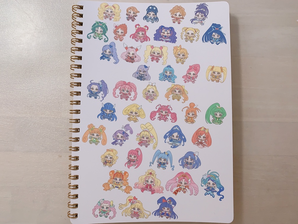 プリキュアクロッキー帳
