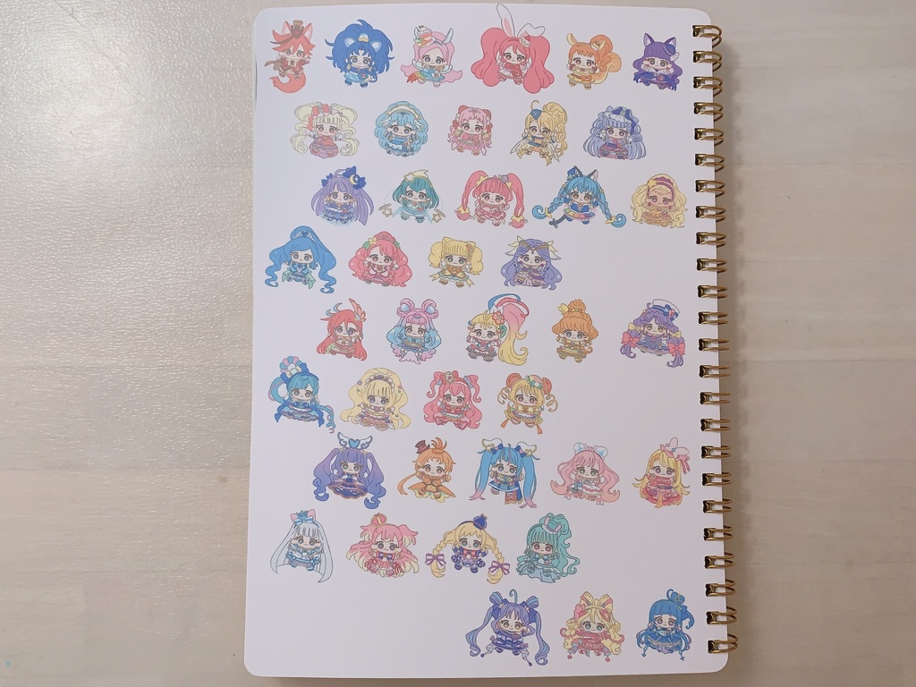 プリキュアクロッキー帳