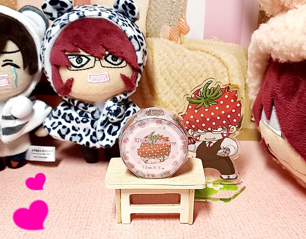 いちごウスさんマスキングテープ