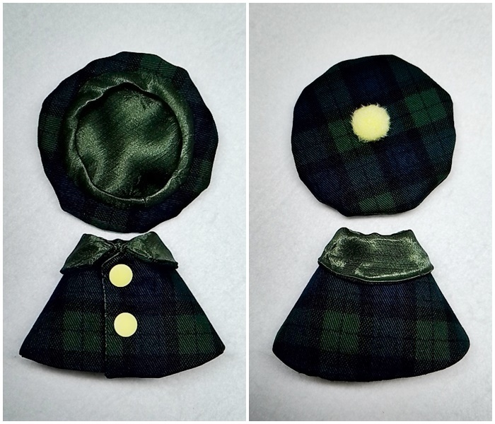 ぬい用 冬のコート