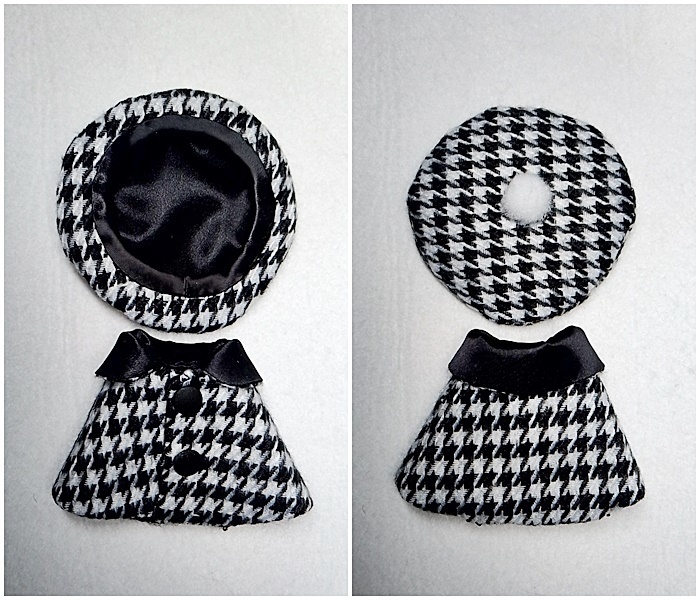 ぬい用 冬のコート