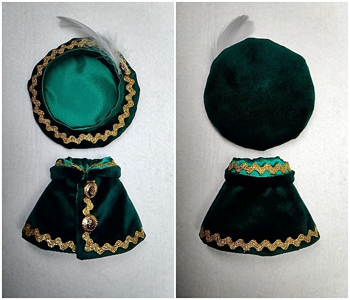 ぬい用 飾り付きローブ