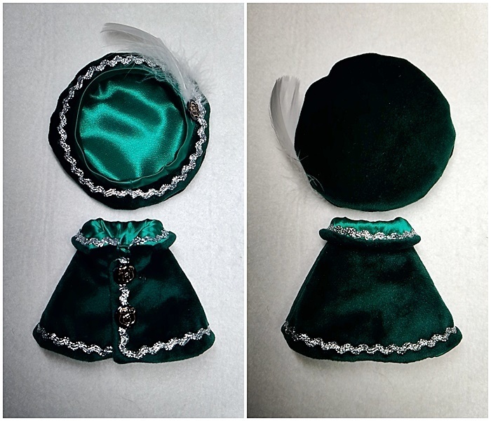 ぬい用 飾り付きローブ