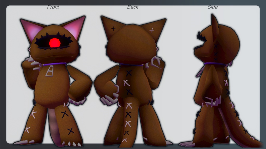 【無料】コモドネコ【VRchat想定3Dアバター】