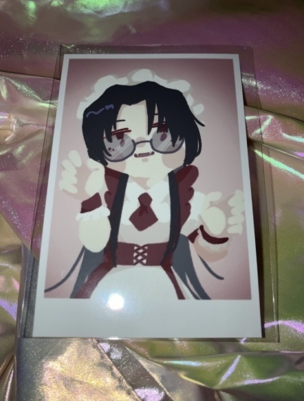 【単体売り】らくがきチェキ風カード4種