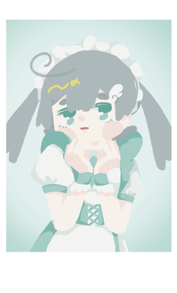 【単体売り】らくがきチェキ風カード4種