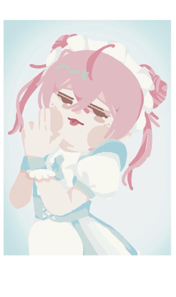 【単体売り】らくがきチェキ風カード4種