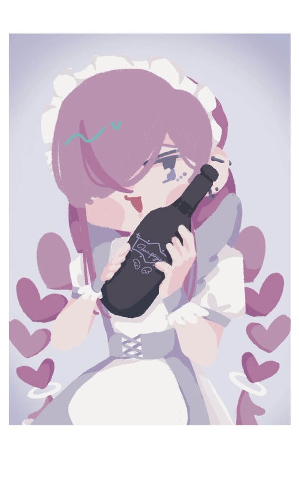 【単体売り】らくがきチェキ風カード4種