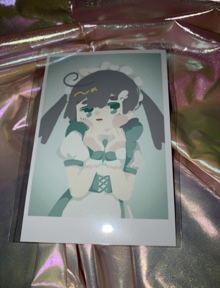 【単体売り】らくがきチェキ風カード4種