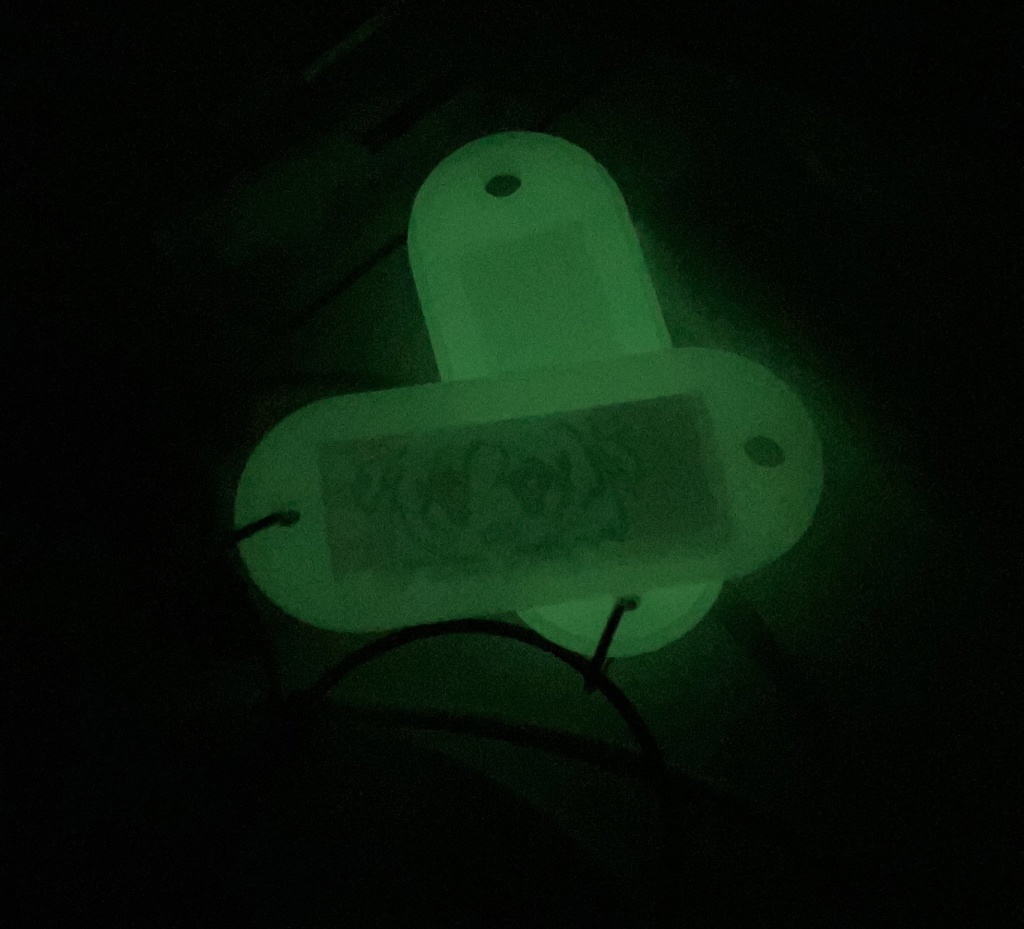 【一点物】手描き名札ワイヤーキーホルダー