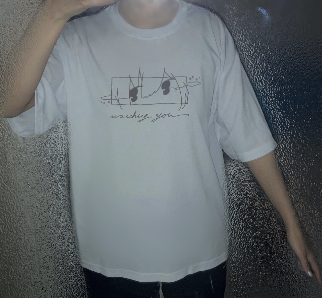 【メッシュTシャツ(L)】watching you.