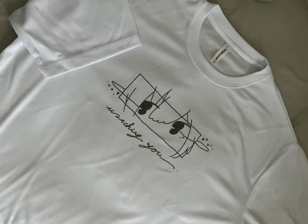 【メッシュTシャツ(L)】watching you.