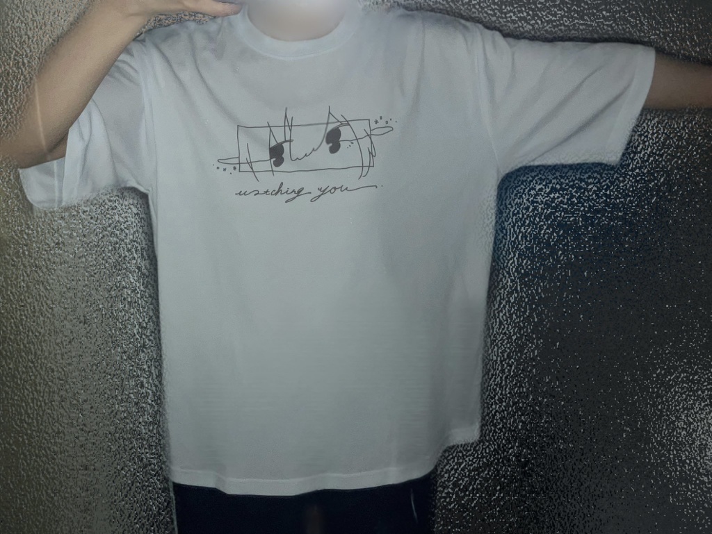 【メッシュTシャツ(L)】watching you.