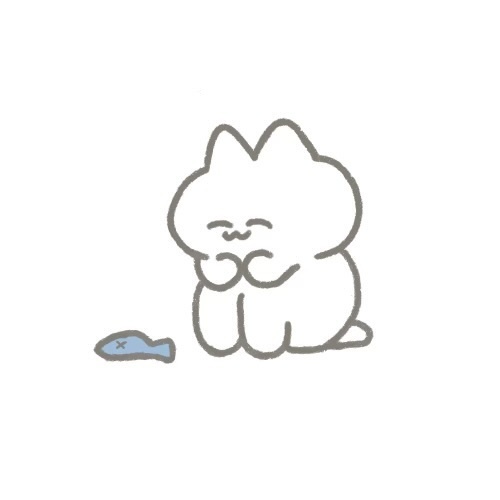 【ステッカー】さかなおねこ