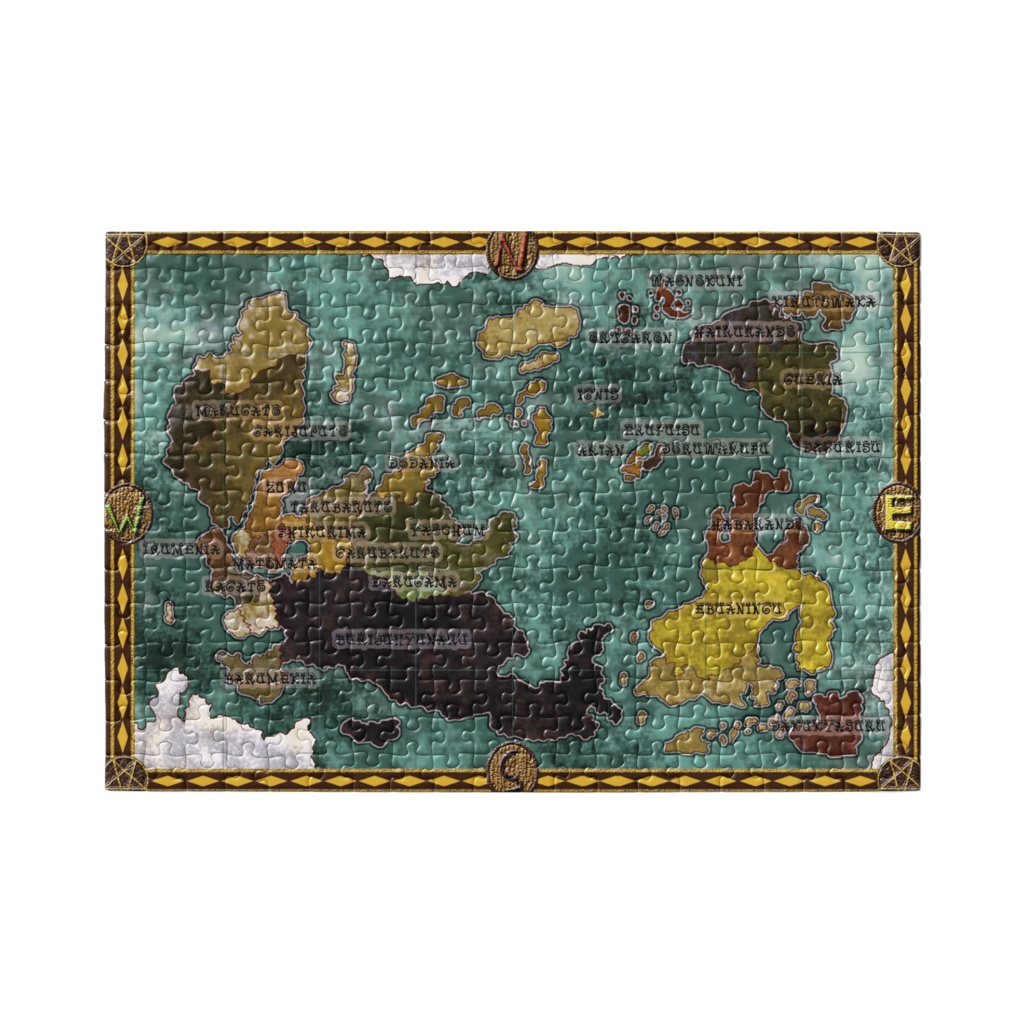 エデンリアンフィニ 没設定世界地図パズル