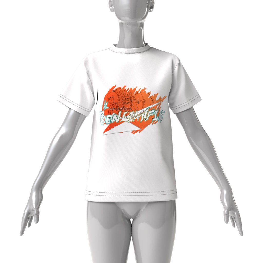 エデンリアンフィニ ロゴTシャツ(ビックシルエットTシャツ)