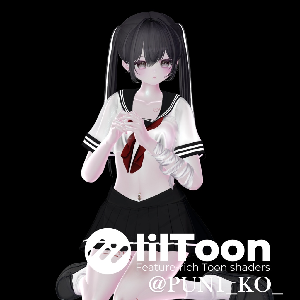 【 Real Skin 】Poiyomi&liltoon Material Preset リアル肌