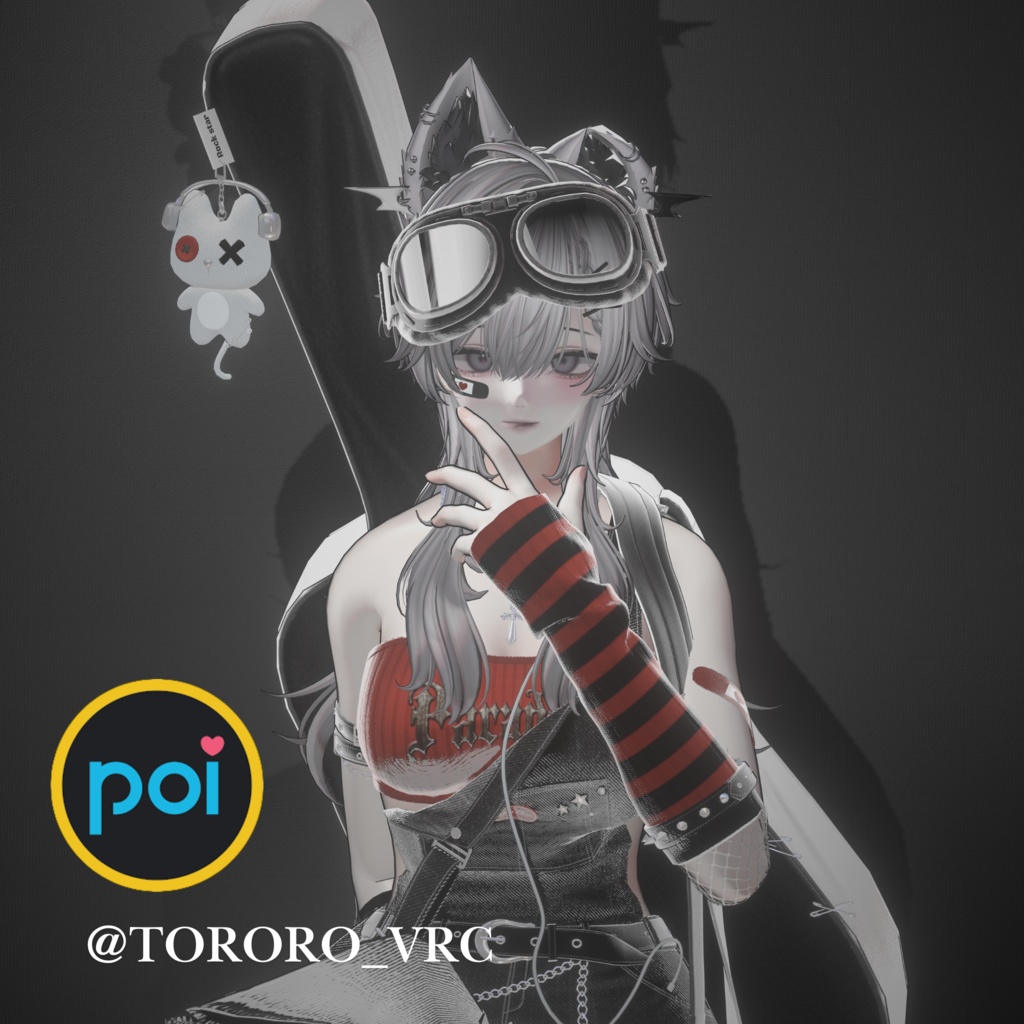 【 Real Skin 】Poiyomi&liltoon Material Preset リアル肌