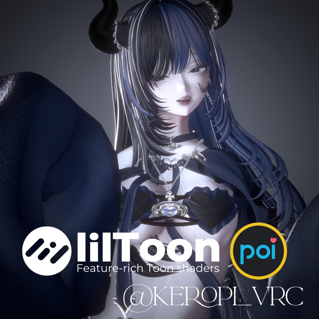 【 Real Skin 】Poiyomi＆liltoon Material Preset リアル肌