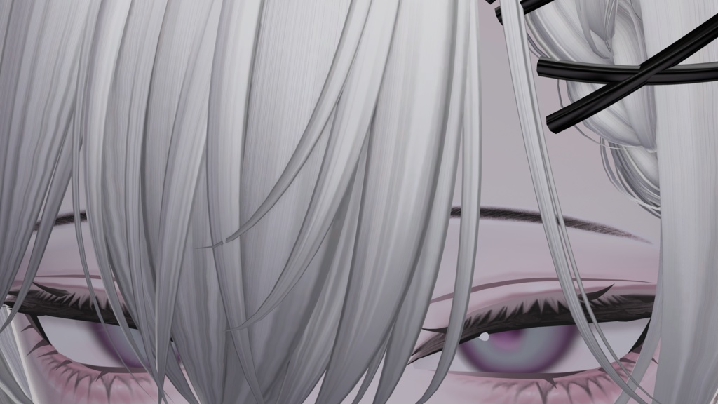 Poiyomi&liltoon 白リム Material Preset - White Rim 設定済みマテリアル +hair Material