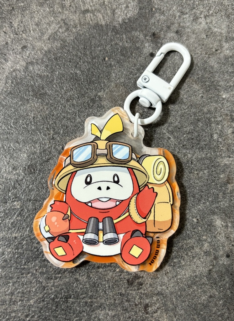 おめかしアクリルキーホルダー【探検家】