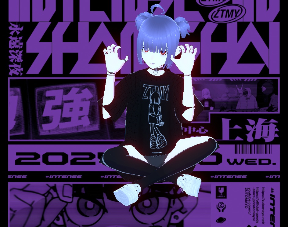 【Free - VRoid】Zutomayo NIRA T-shirt