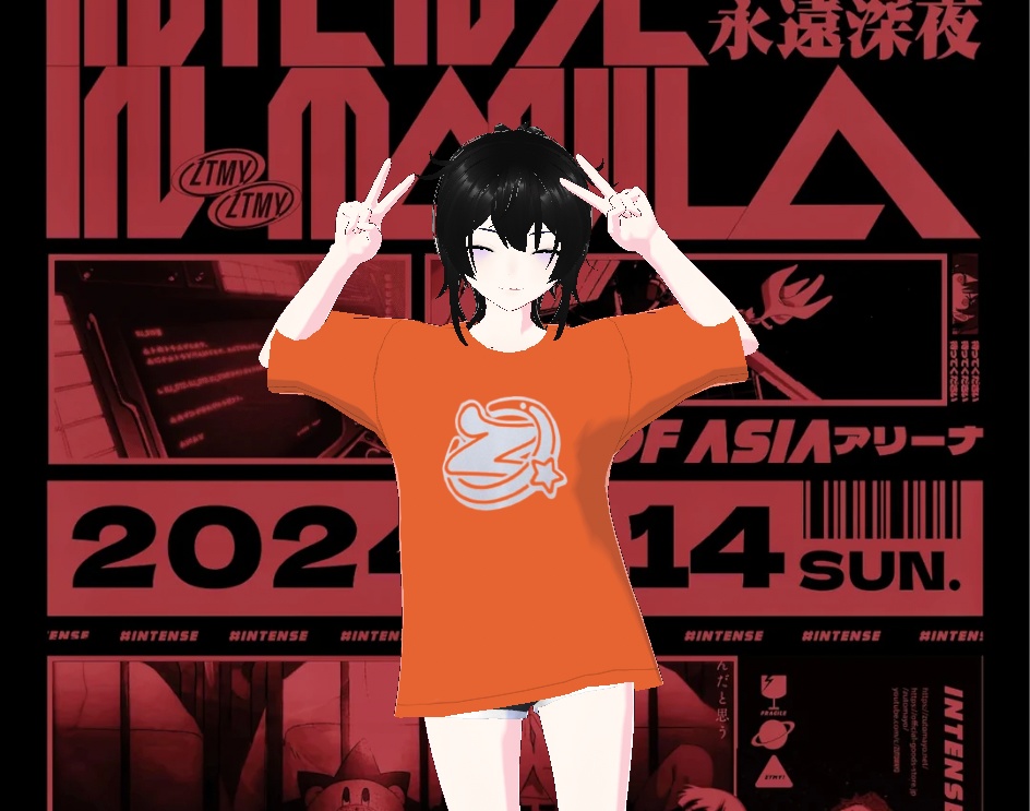 【Free - VRoid】Zutomayo Z T-shirt