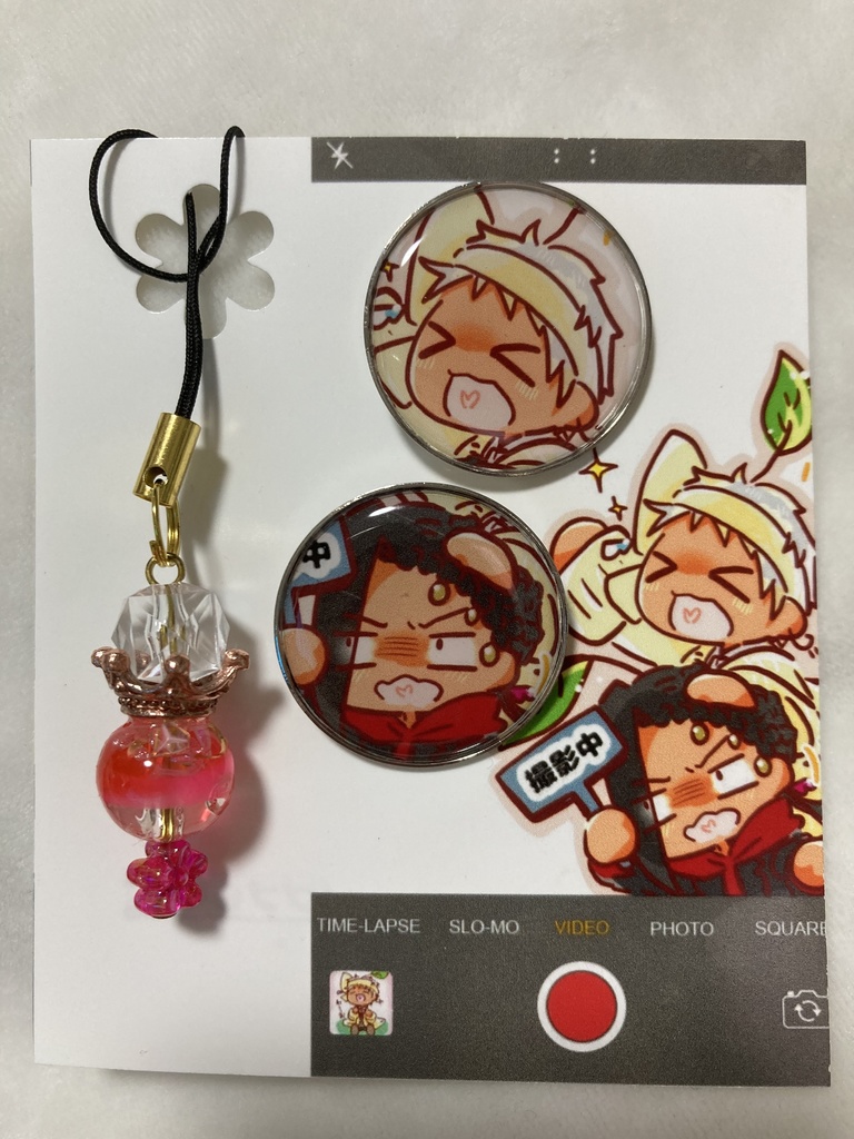 スカラビア　ピンズ&ストラップセット