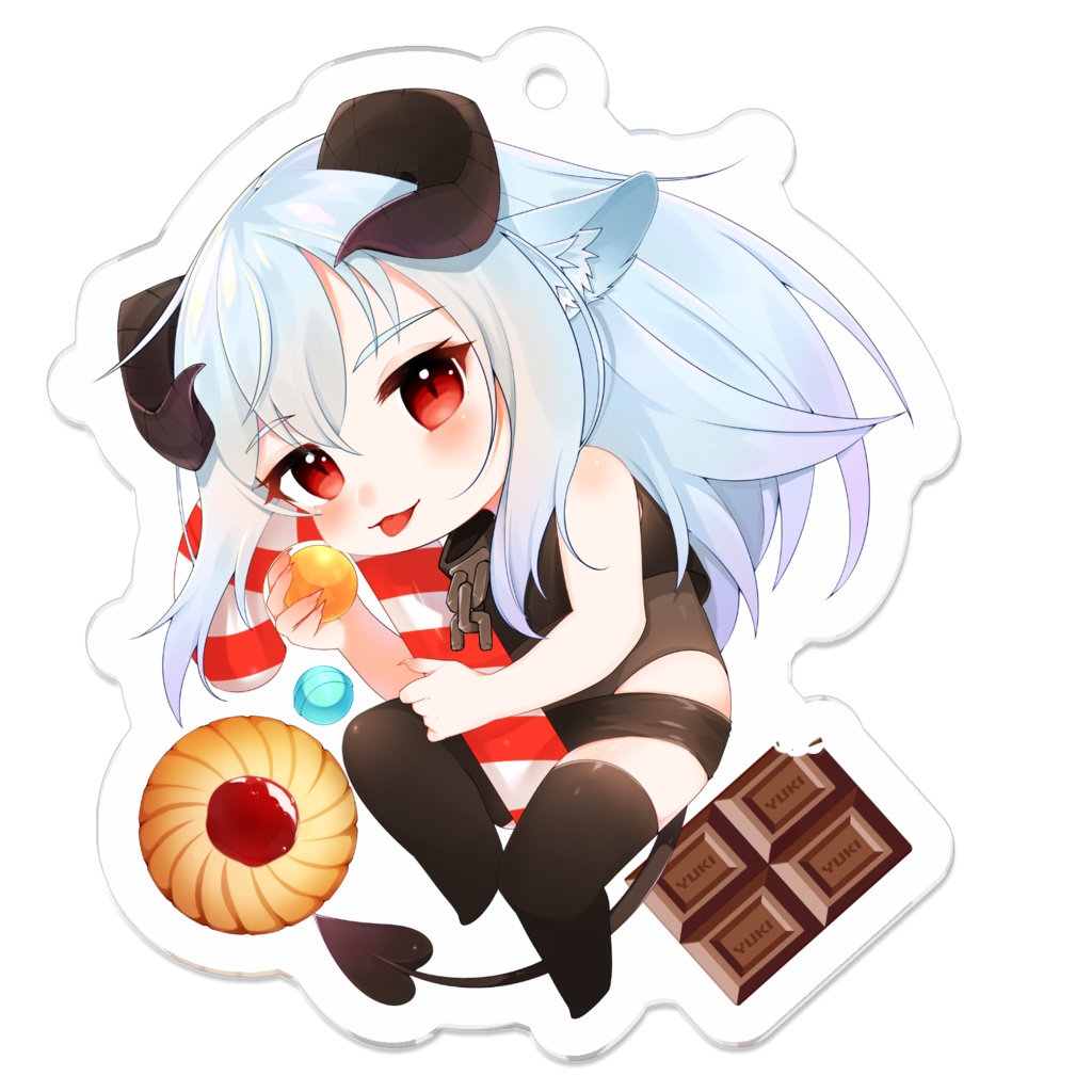 たくさんたべよ　雪の日アクキー 