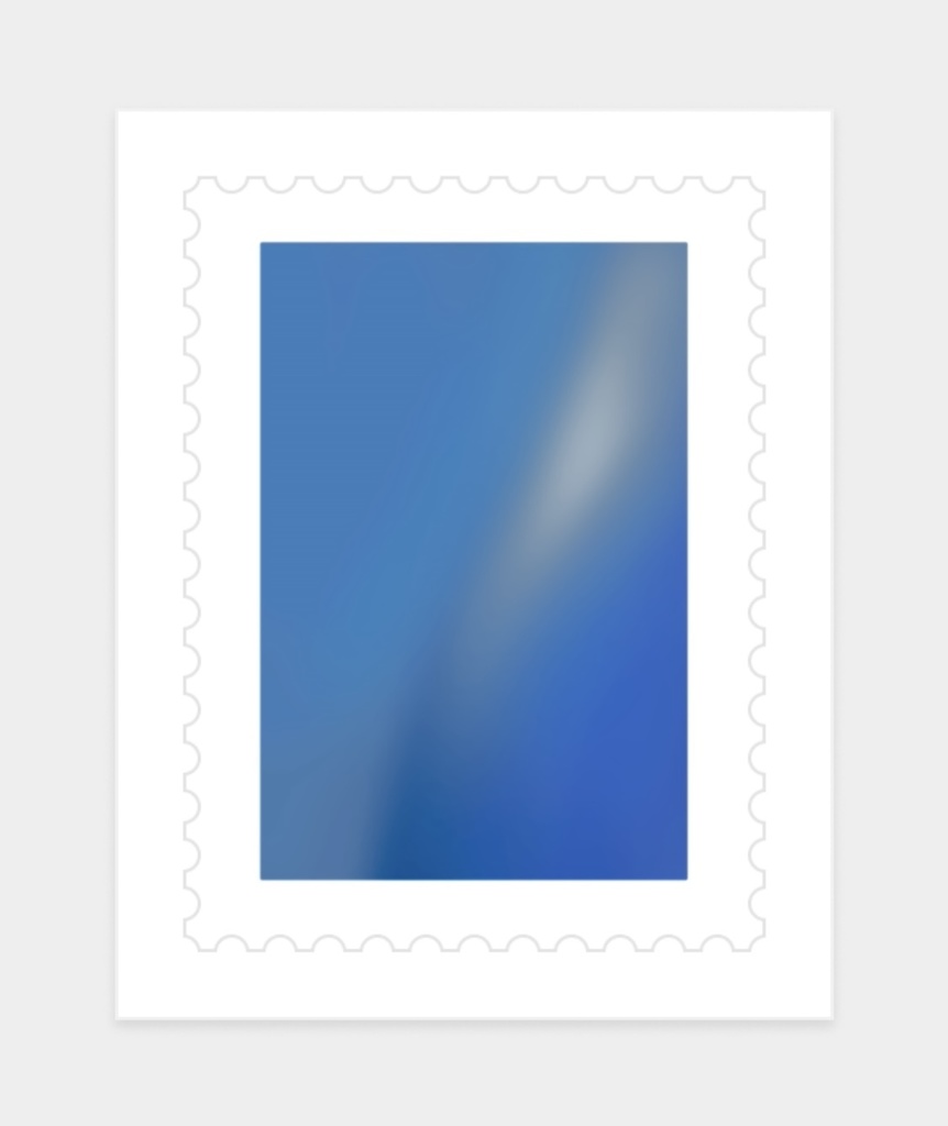 切手型シール②(5枚入り)