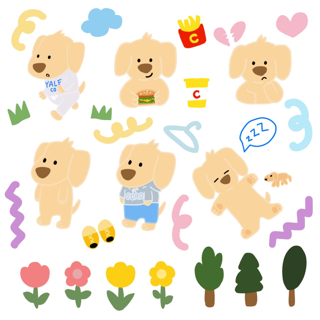 goodnotes sticker It's me, coro - Coro's today