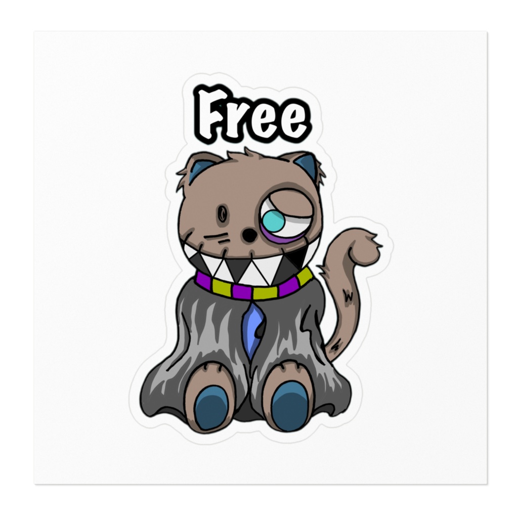 ネコビーステッカー